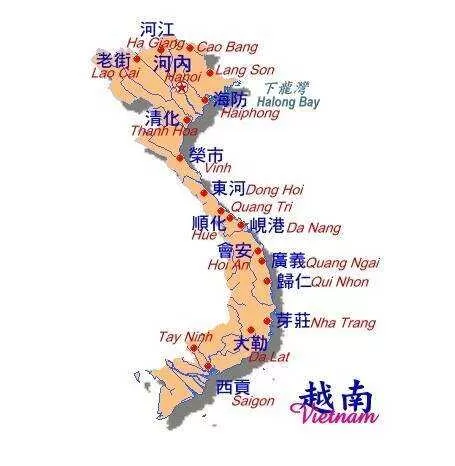 越南地图中文版(越南地图中文版放大图)插图